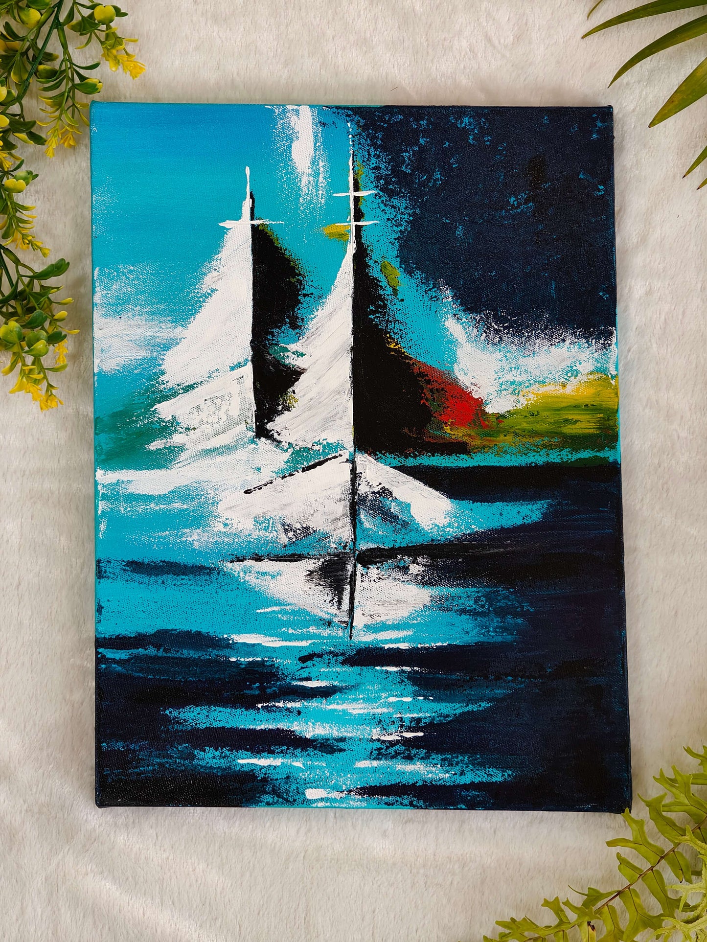 Wall Painting 1111 (12x16 inch)