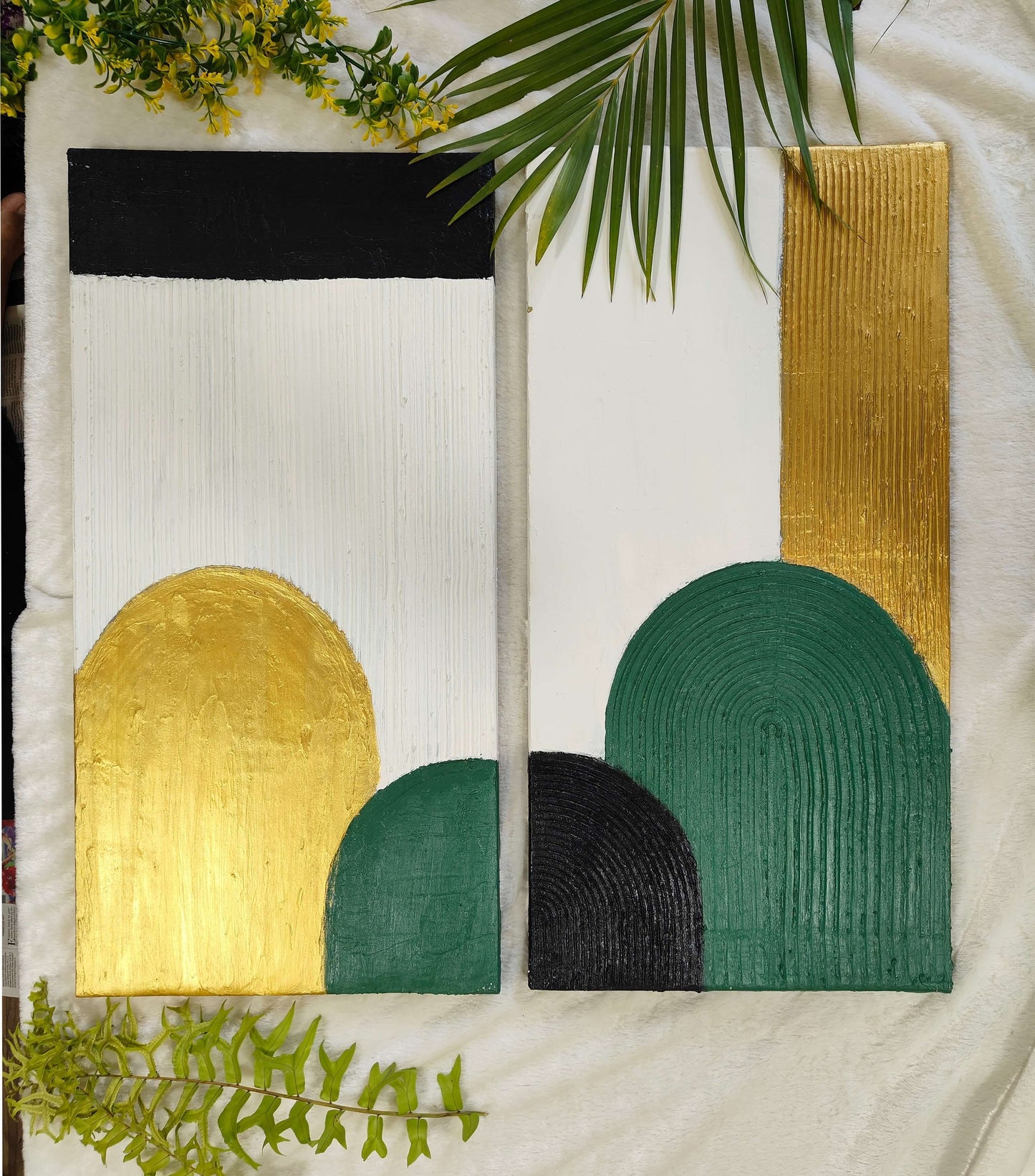 Wall Painting 20034 - Set of 2 (20x16 inch - 2 pieces)