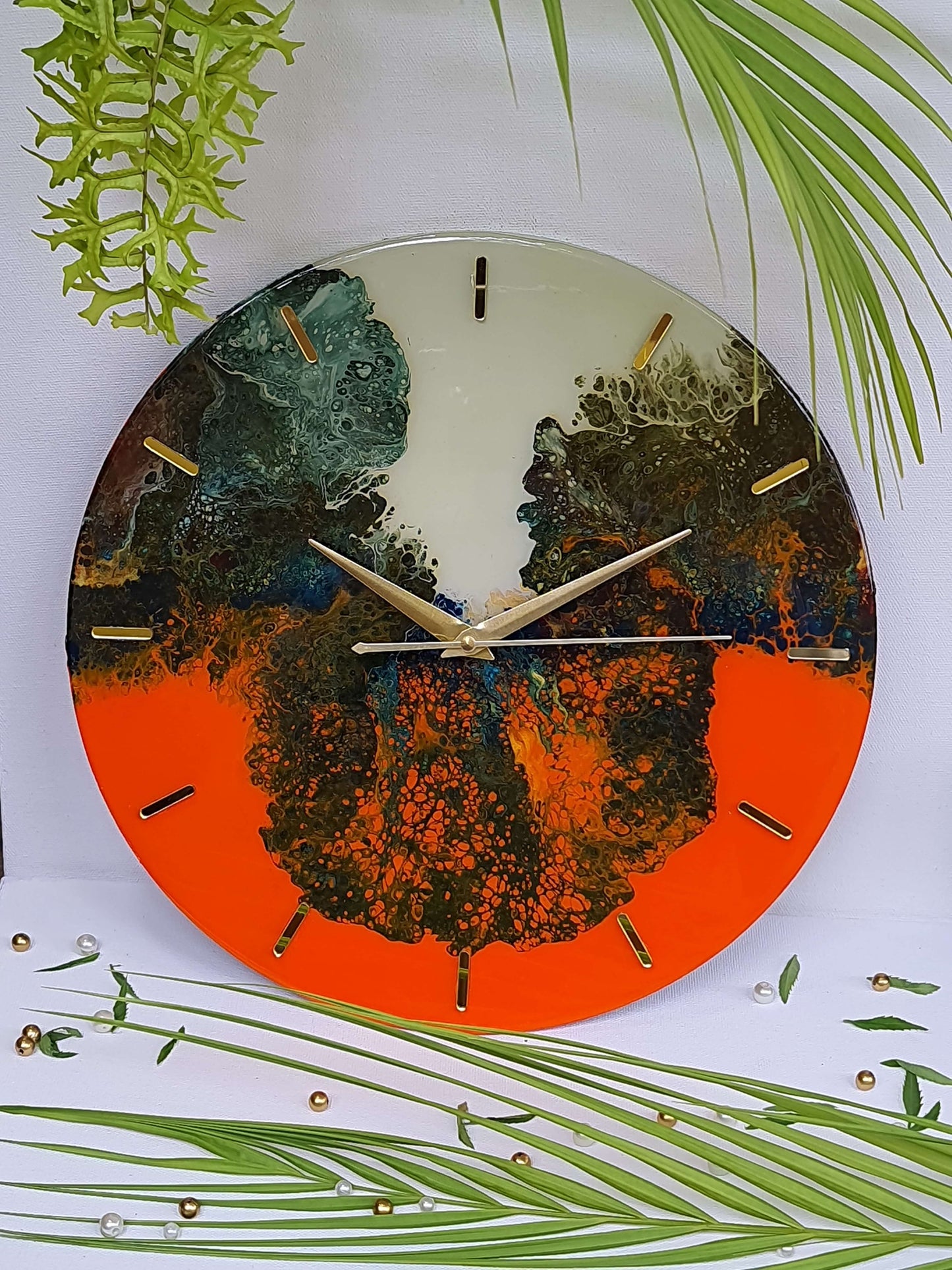 Resin Wall Clock 12006