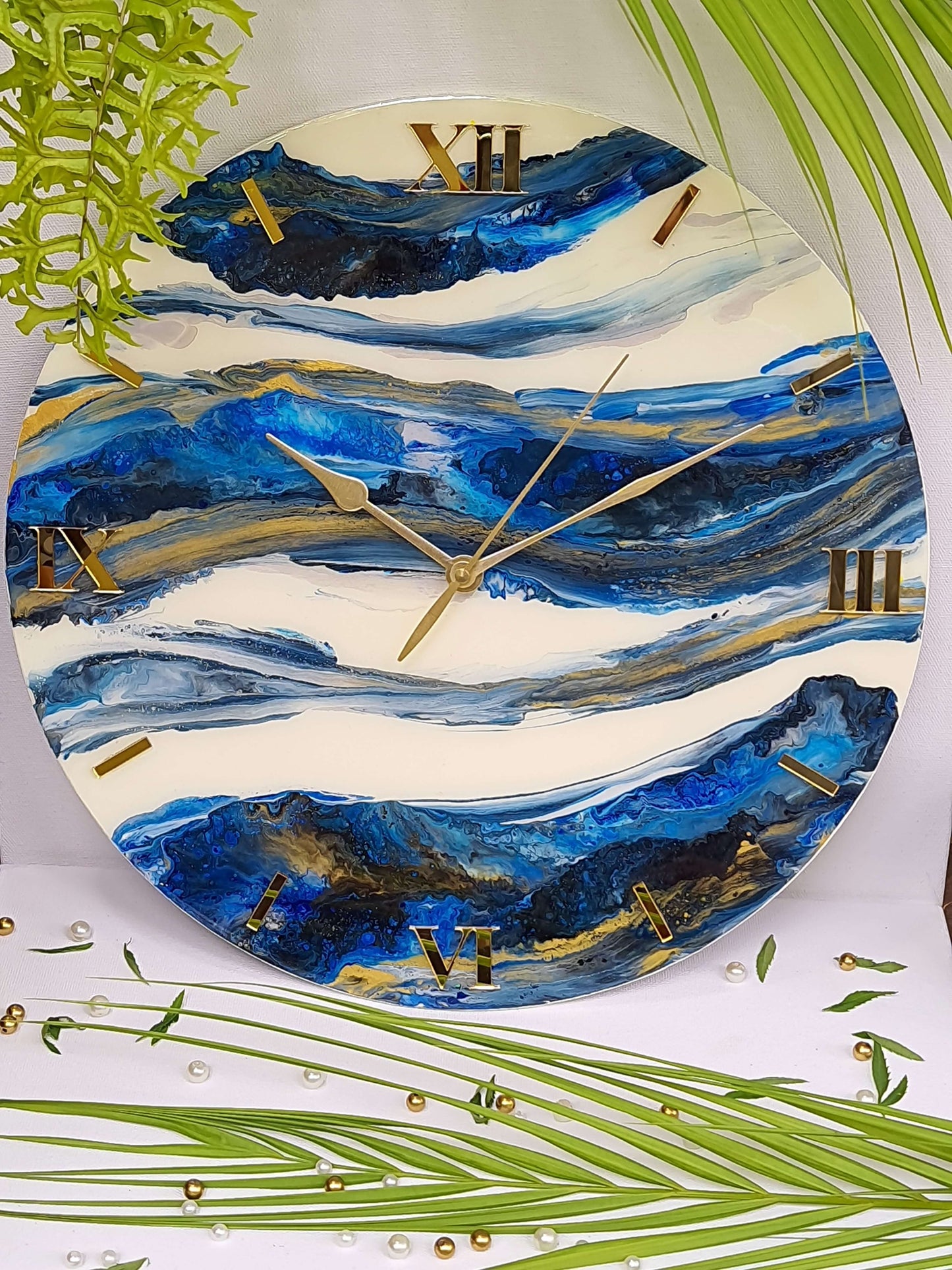 Resin Wall Clock 14001