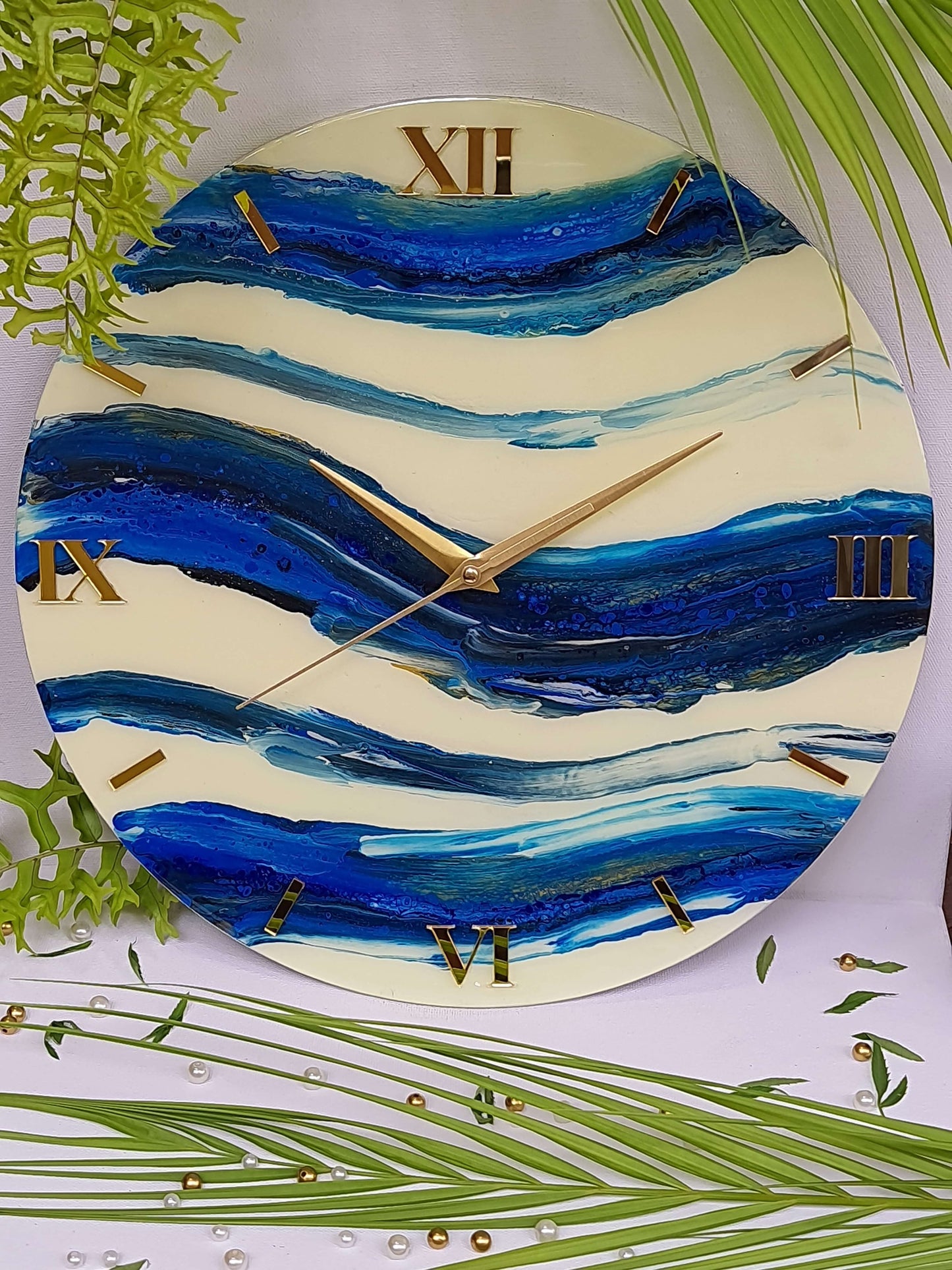 Resin Wall Clock 14004
