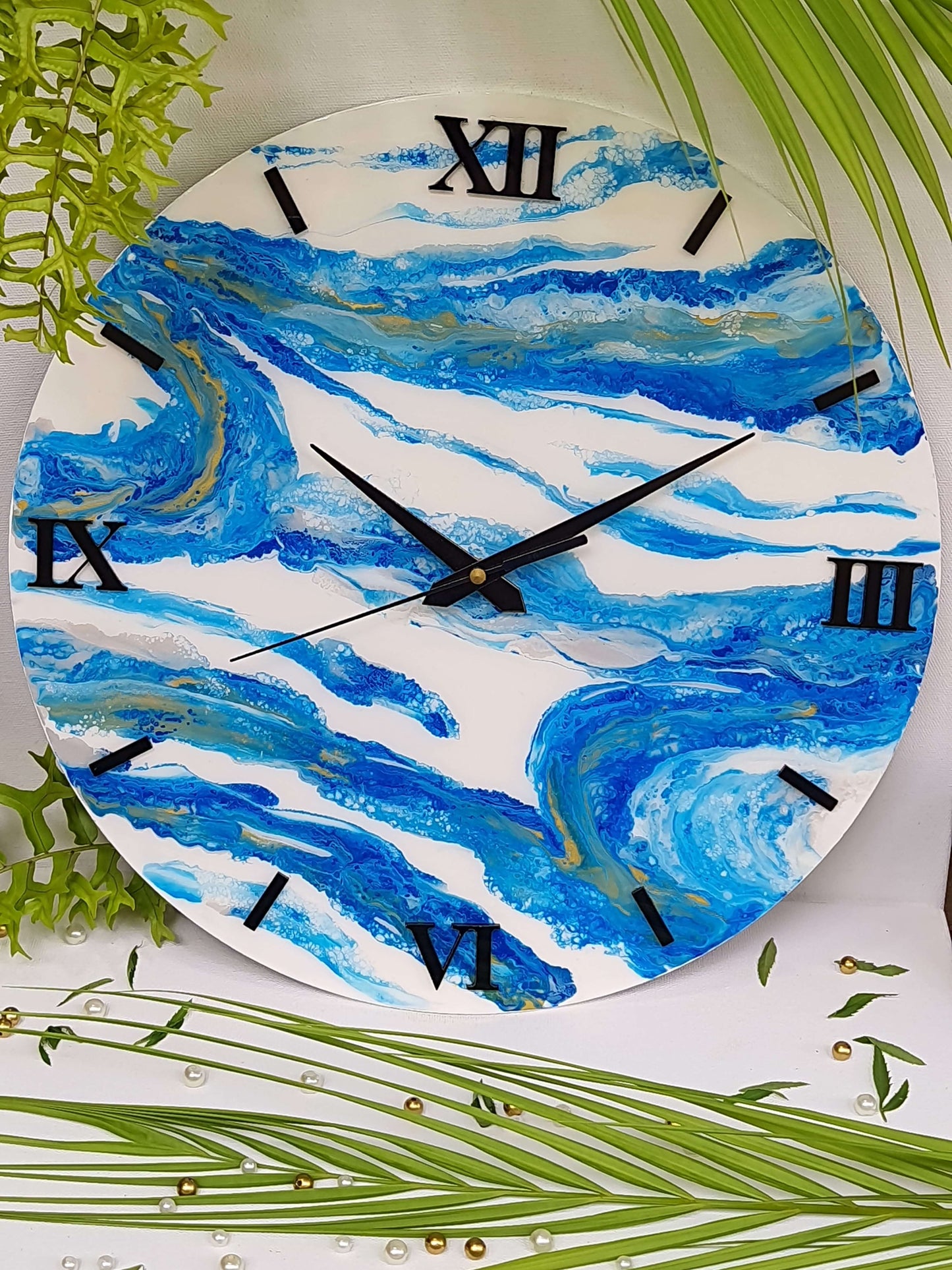 Resin Wall Clock 14005