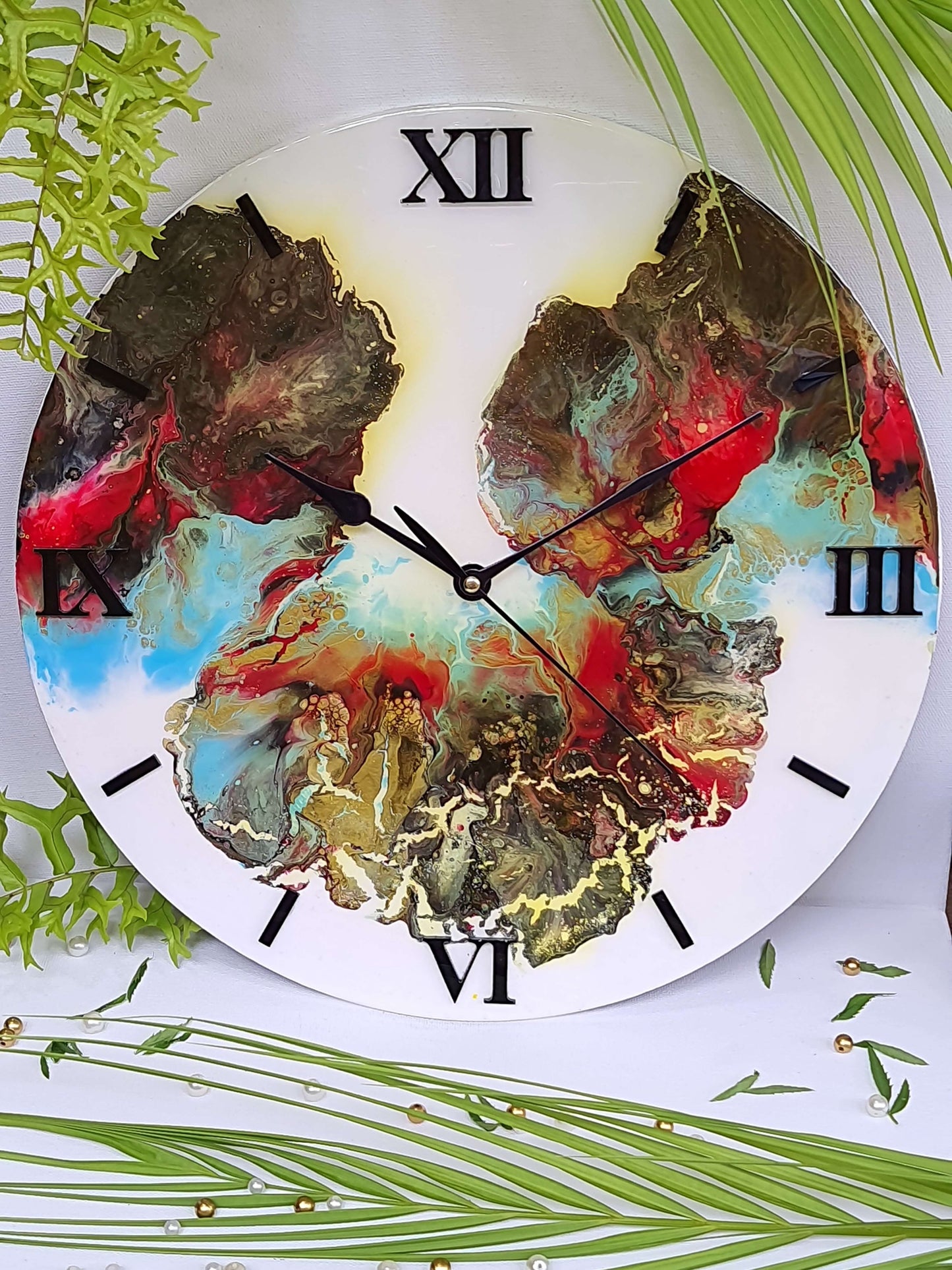 Resin Wall Clock 14008