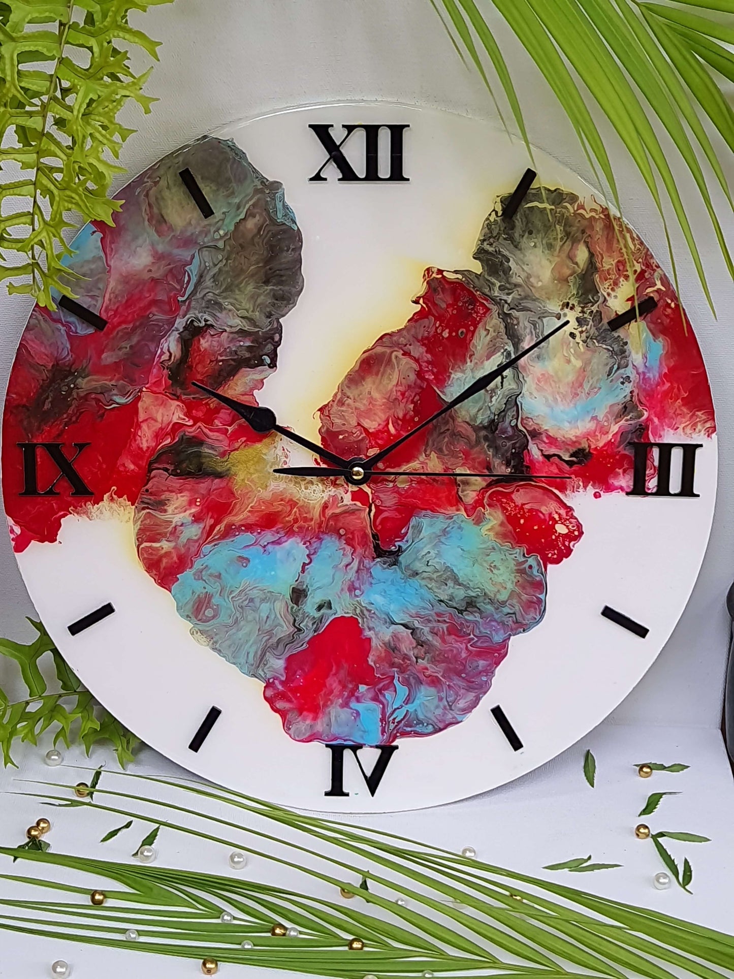 Resin Wall Clock 14014