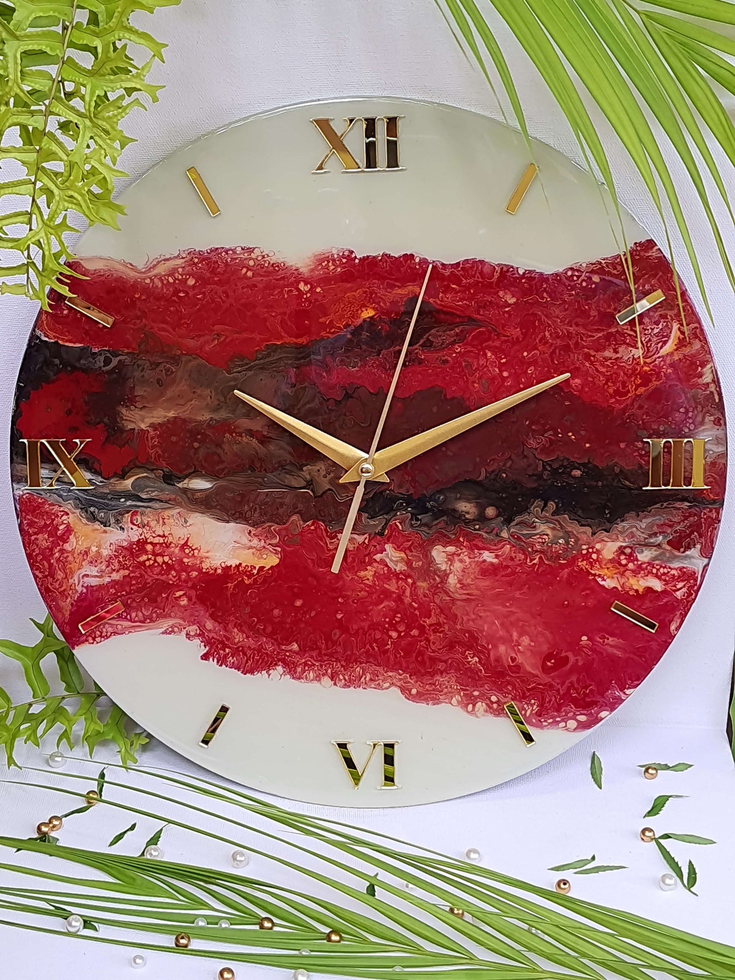 Resin Wall Clock 14017