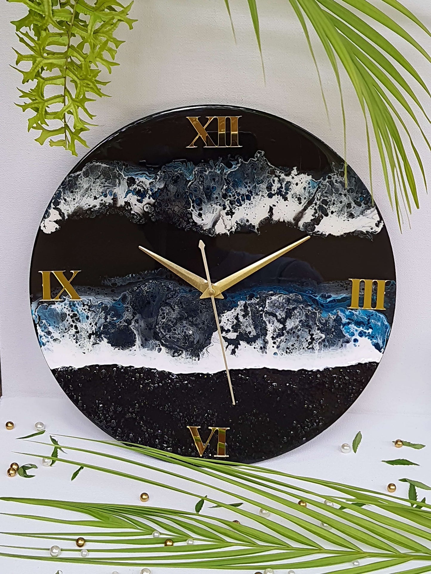 Resin Wall Clock 12004