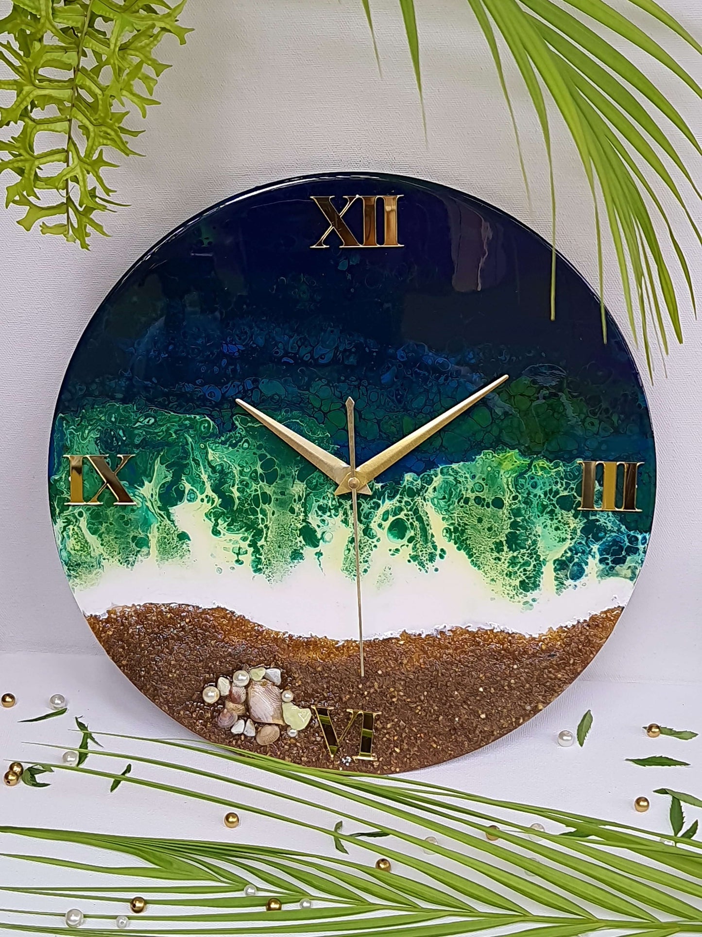 Resin Wall Clock 12010