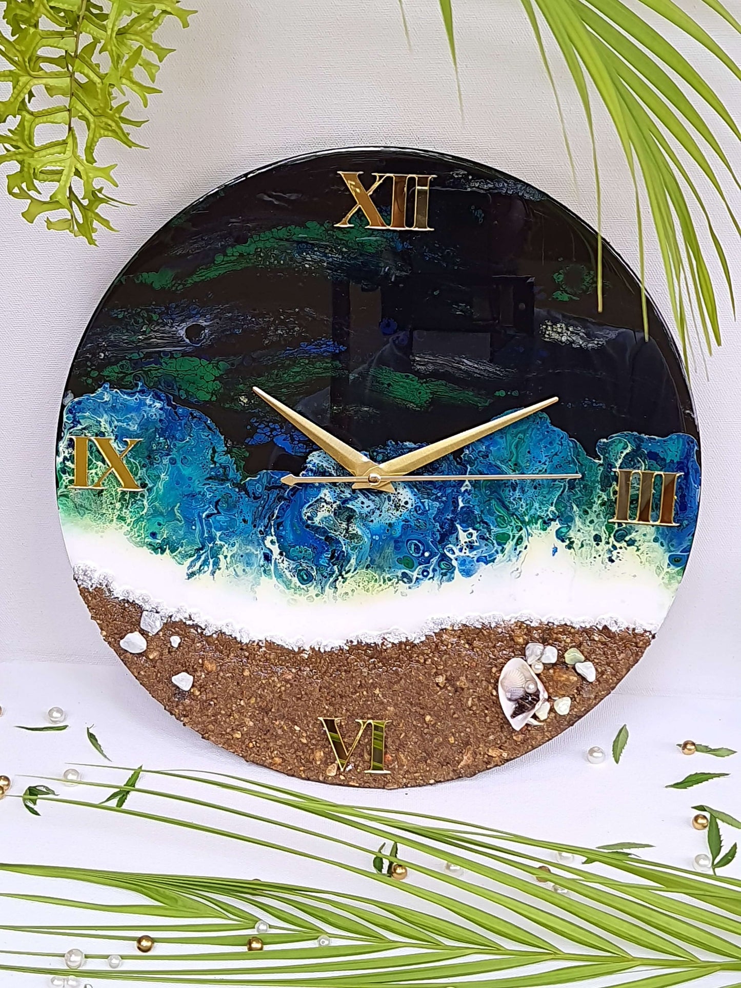 Resin Wall Clock 12019