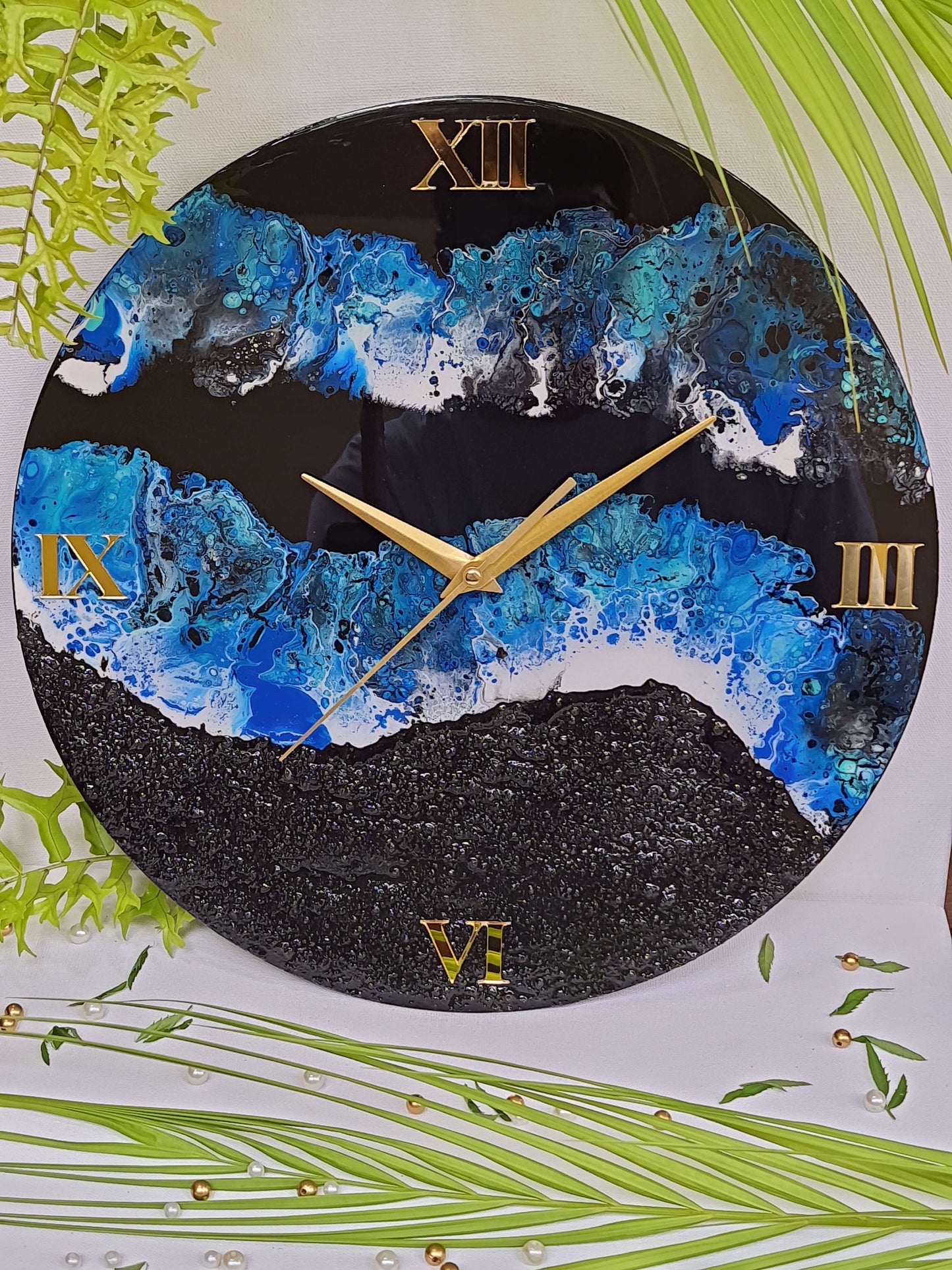 Resin Wall Clock 14007