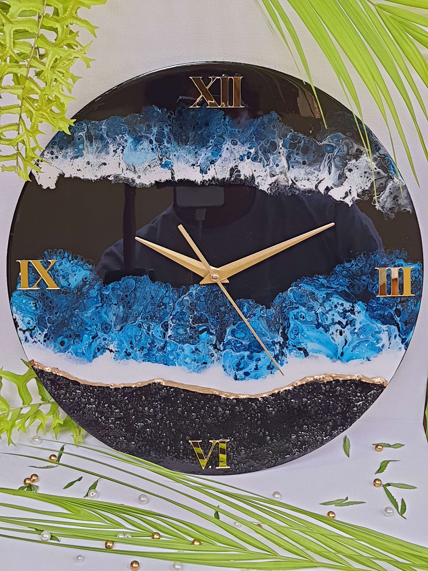 Resin Wall Clock 14015